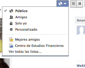 Facebook: Privacidad a nivel de álbum Facebook: Privacidad a nivel de álbum