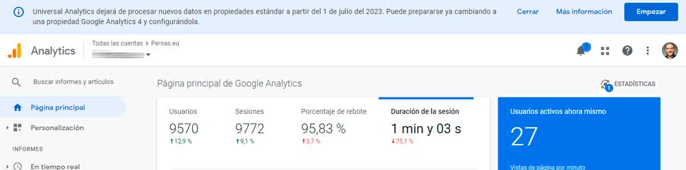 Cómo crear una propiedad de GA4